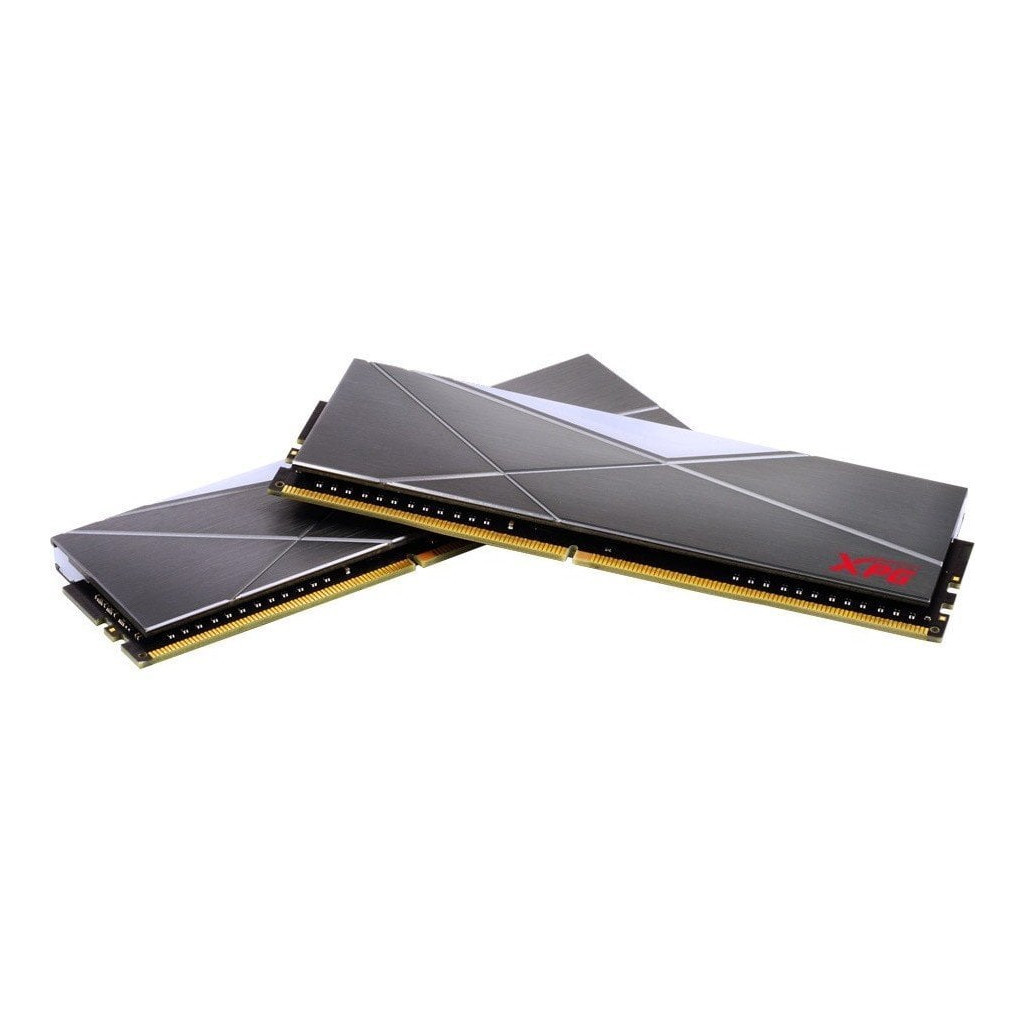 Модуль пам'яті для комп'ютера DDR4 16GB (2x8GB) 4133 MHz XPG SpectrixD50 RGB Tungsten Gray ADATA (AX4U41338G19J-DGM50X) - изображение 5
