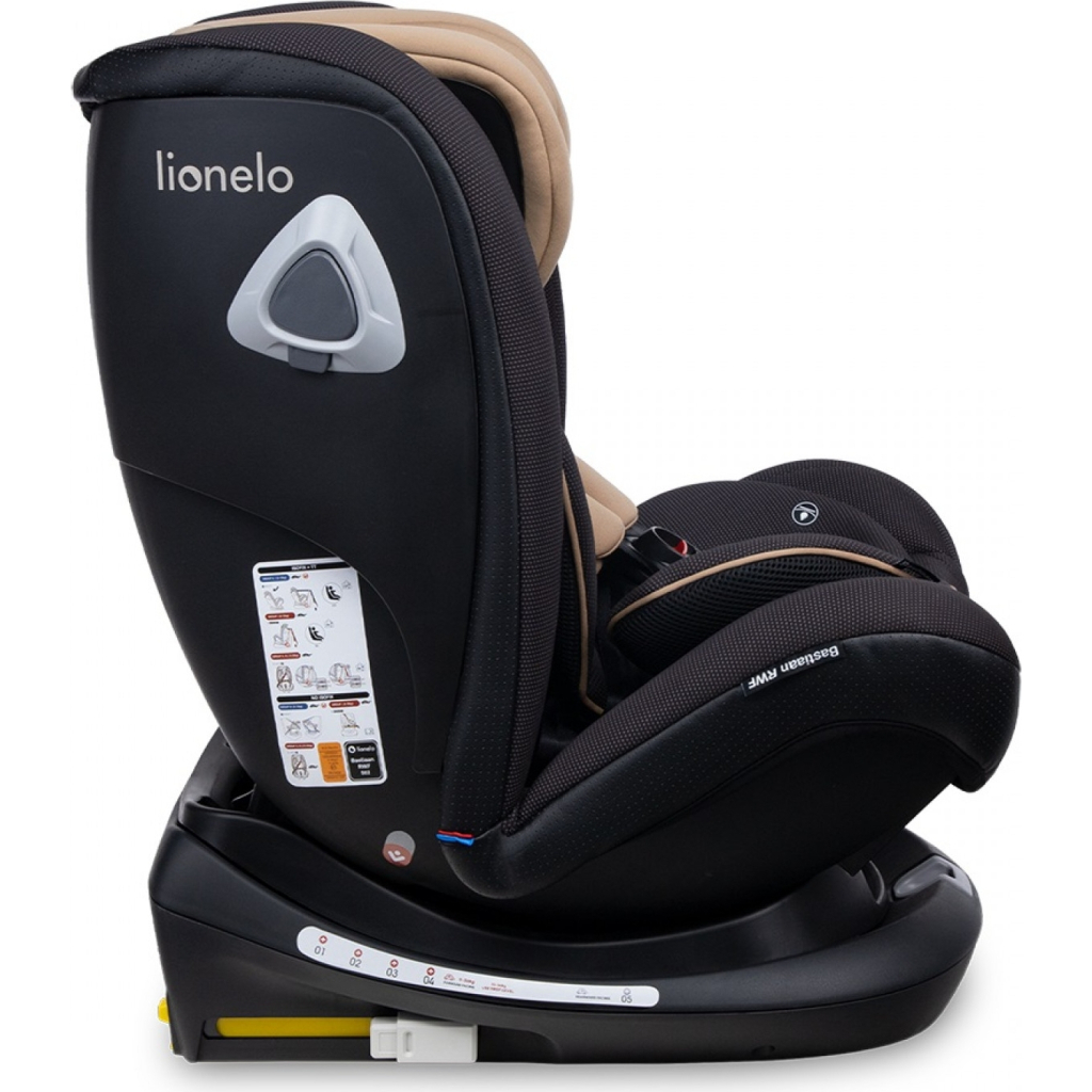 Автокрісло Lionelo Bastiaan RWF 0-36 кг (LO-BASTIAAN RWF BEIGE LATTE) - зображення 3