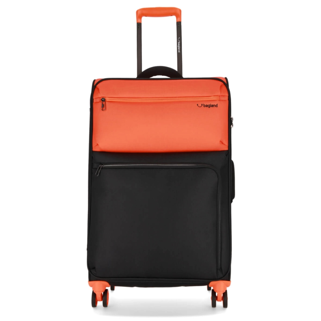 Валіза Bagland Stella велика 77 л помаранчева (1143021830) - зображення 1