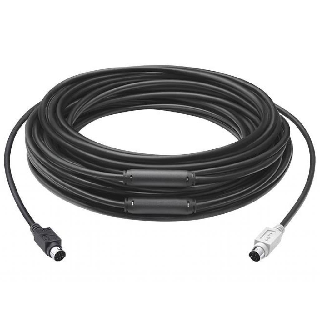 Кабель мультимедійний Logitech Extender Cable for Group Camera 15m Business MINI-DIN (939-001490) - зображення 1