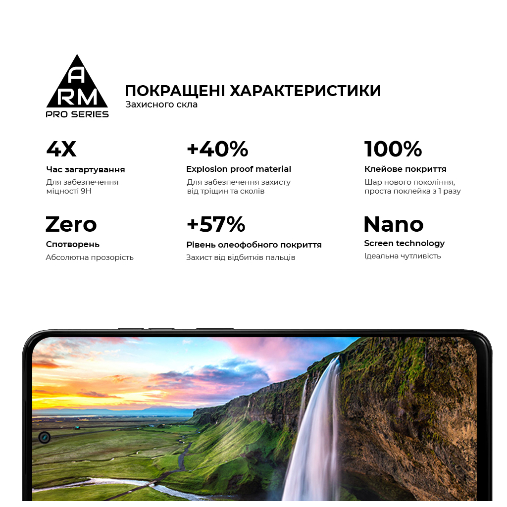 Скло захисне Armorstandart Pro Motorola G75 5G Black (ARM83293) - зображення 5