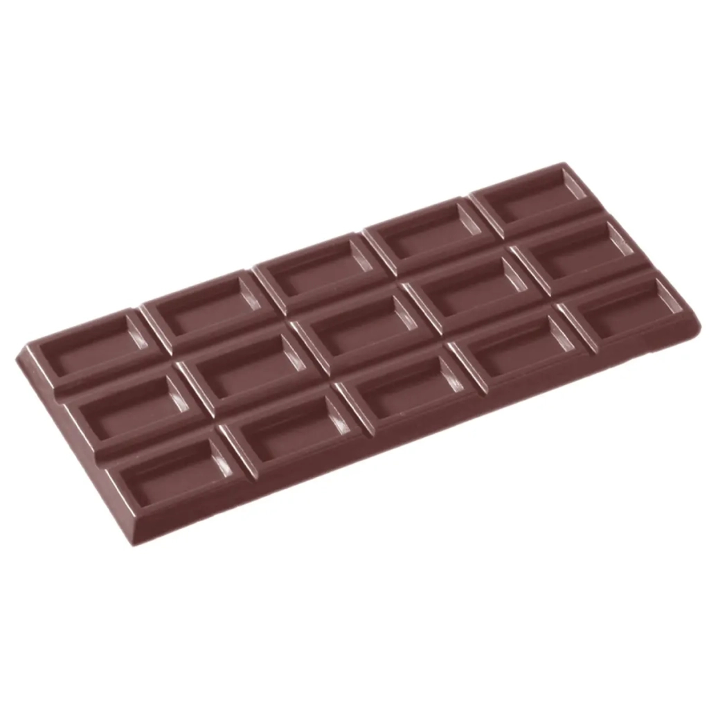 Форма для шоколаду Chocolate World Плитка 142 x 63 x 6мм 3 шт (2109 CW) - зображення 1