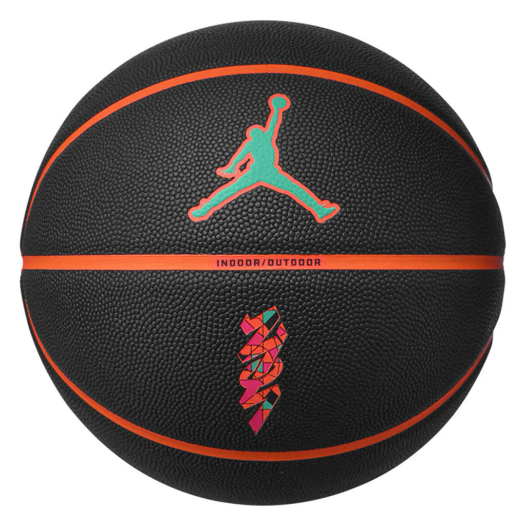 М'яч баскетбольний Nike Jordan All Court 8P Z Williamson Deflated чорний, помаранчевий Уні 7 J.100.4141.095.07 (887791427496) - зображення 1