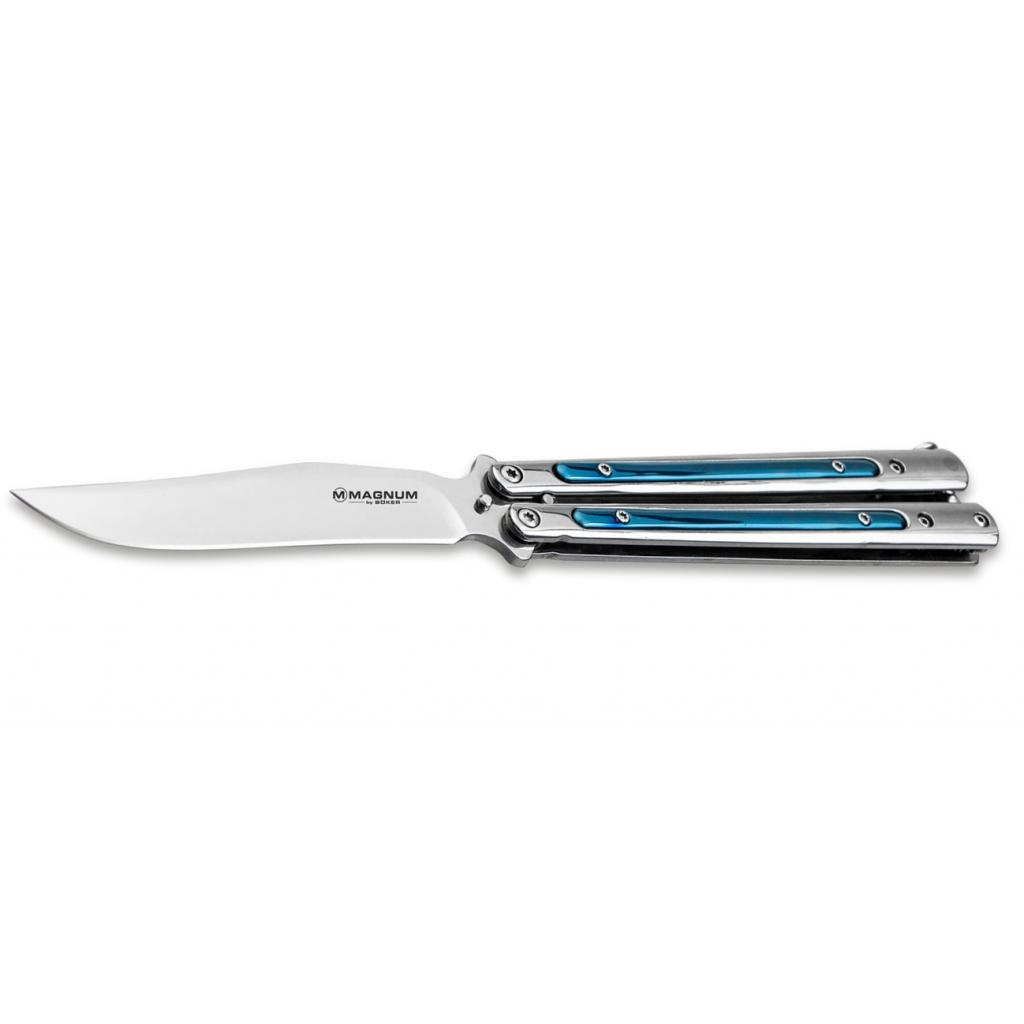 Ніж Boker Magnum Balisong Blue (06EX406) - зображення 1