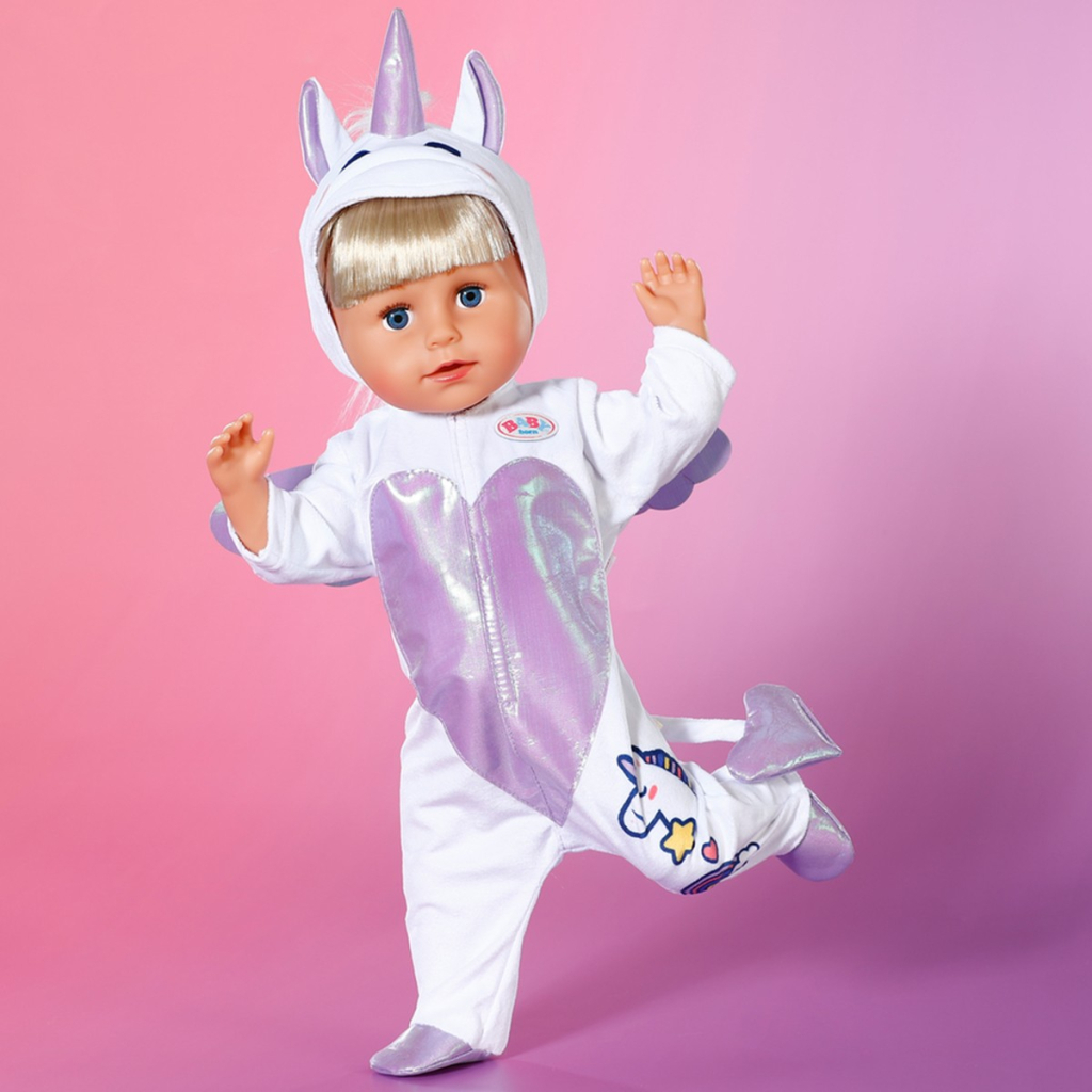 Аксесуар до ляльки Zapf Одяг для ляльки Baby Born - Комбінезон Єдинорога (838266) - зображення 7