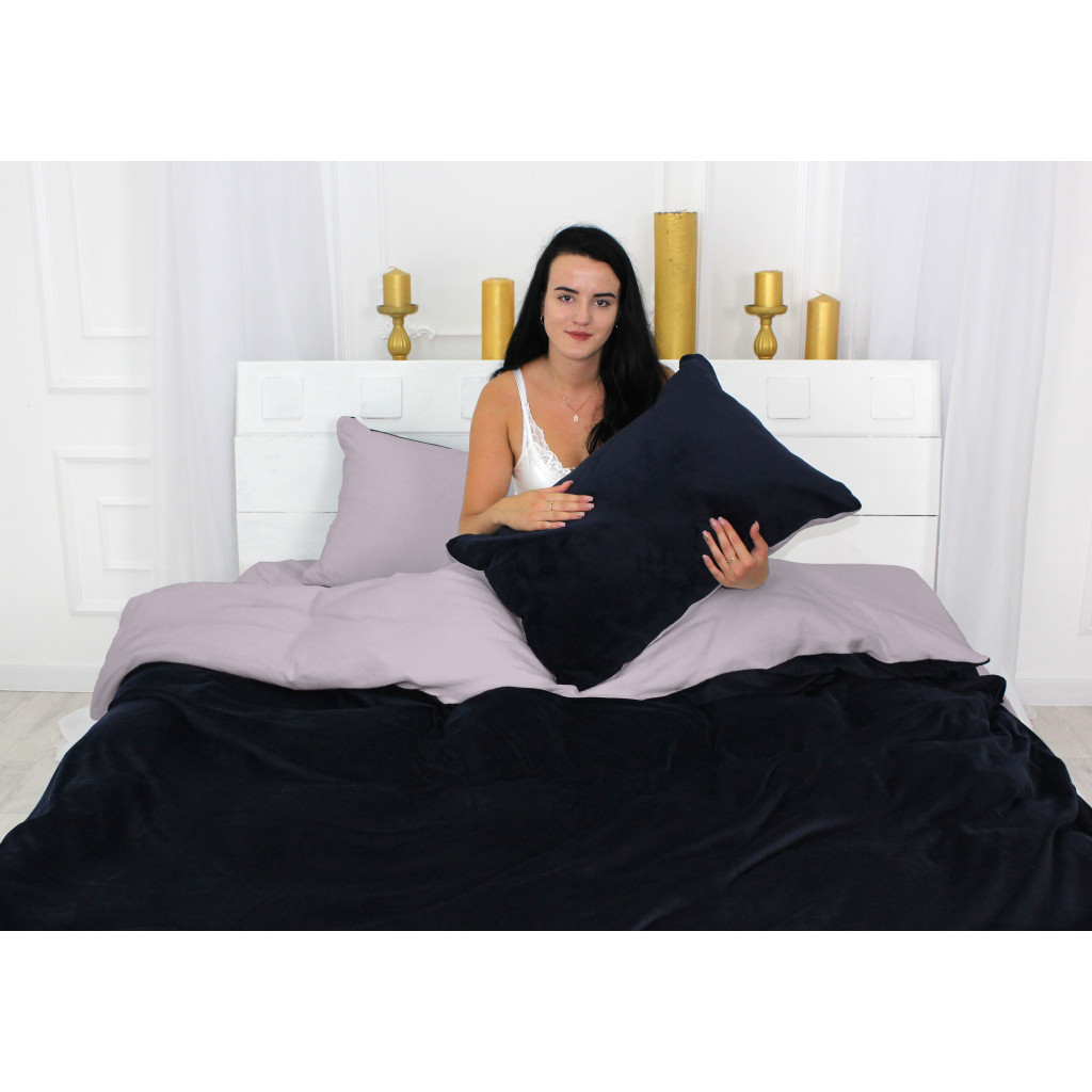 Постільна білизна MirSon Велюр Winter Delicate 28-0080 Caprifoglio Односпальний (2200004040790) - зображення 4