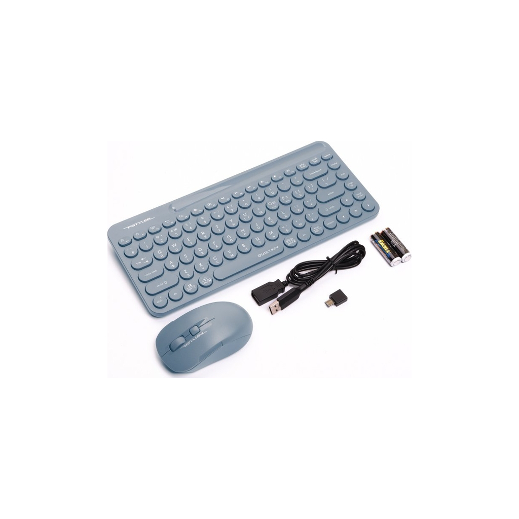 Комплект A4Tech FG3200 Air2 Wireless Blue (4711421997201) - зображення 5