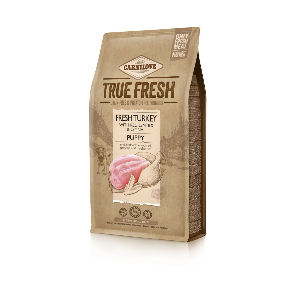 Сухий корм для собак Carnilove True Fresh Turkey Puppy з індичкою 1.4 кг (8595602556793) - зображення 1