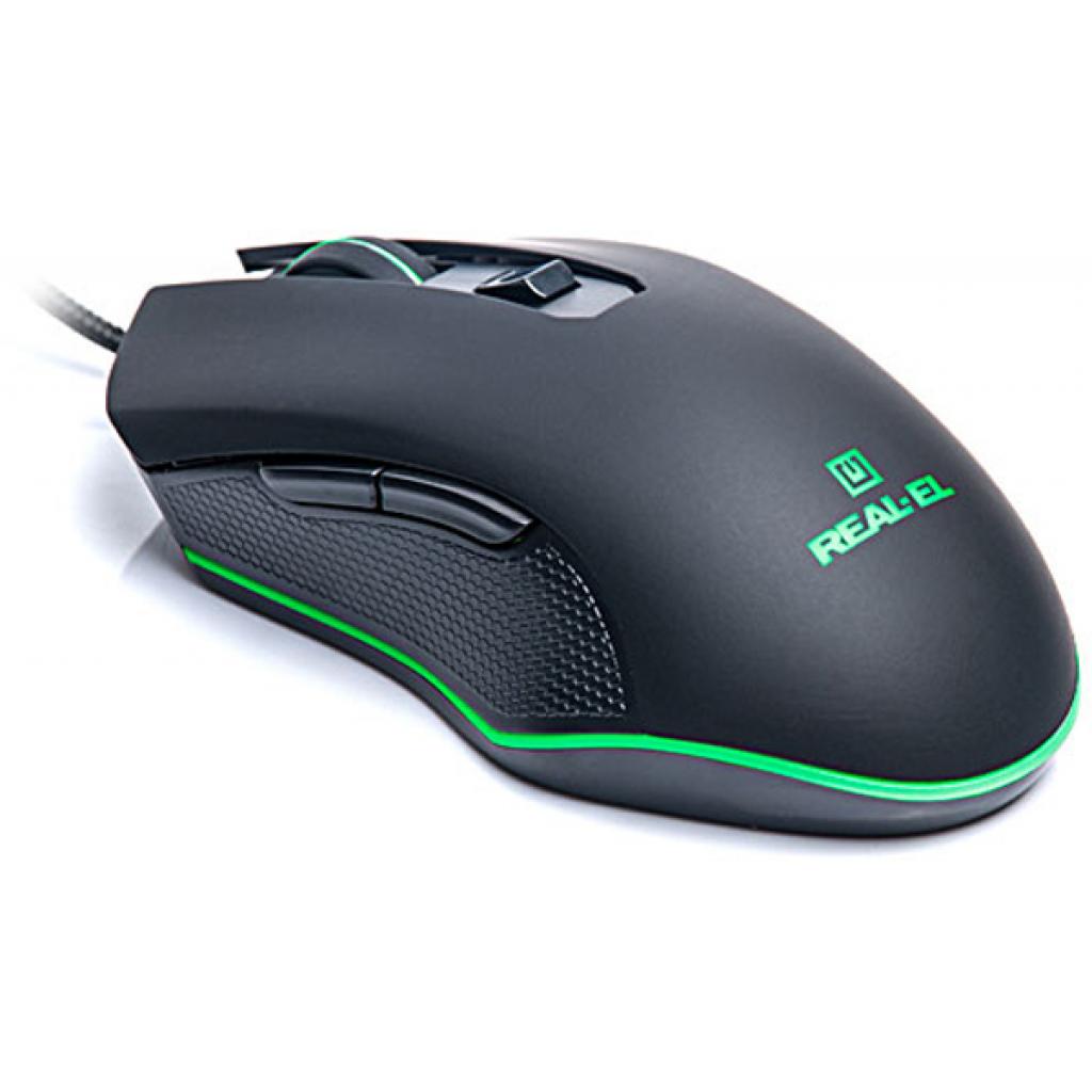 Мишка REAL-EL RM-550 Black - зображення 8