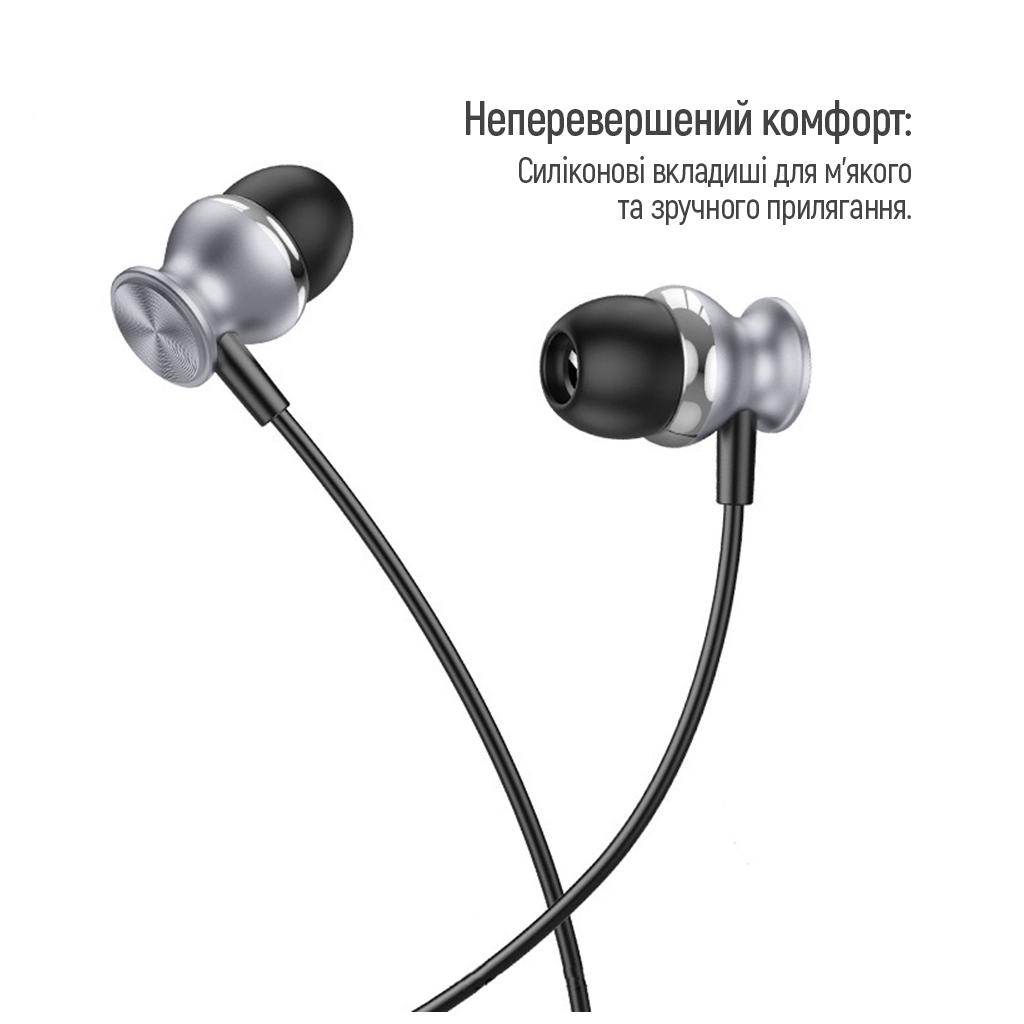 Навушники ColorWay 3.5 mm Wired Earphone UrbanBeat Black (CW-WD03BK) - зображення 3