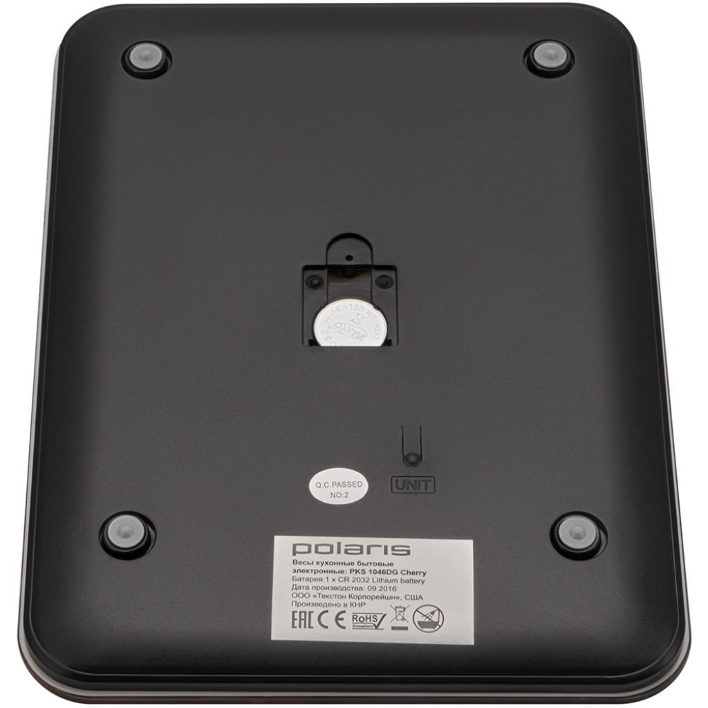 Ваги кухонні Polaris PKS 1046 DG Cherry - зображення 7