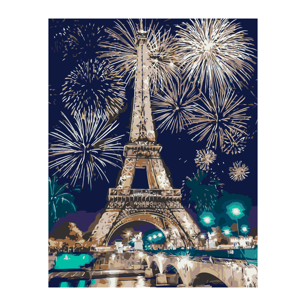 Картина по номерам Rosa Казковий Париж, 35 х 45 см (4823098529699) - зображення 1