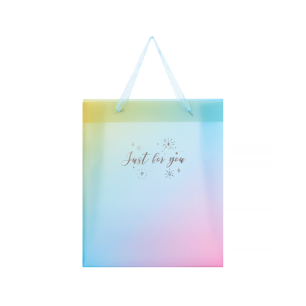 Подарунковий пакет Axent пластиковий Just for you-1, 32х27 см (8504-37-A) - зображення 1