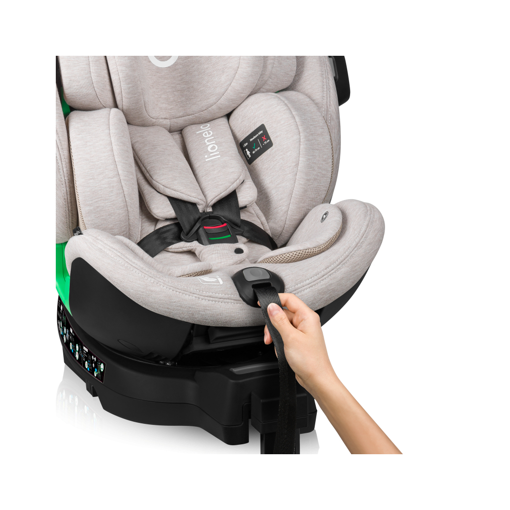 Автокрісло Lionelo Harmony I-Size Beige Sand Bamboo (LO-HARMONY I-SIZE BEIGE SAND BAMBOO) - зображення 9