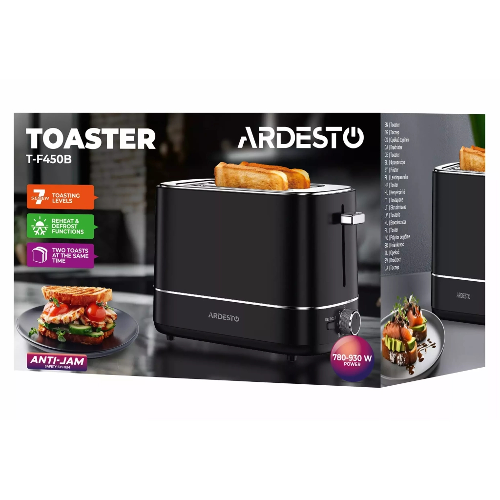 Тостер Ardesto T-F450B - зображення 4