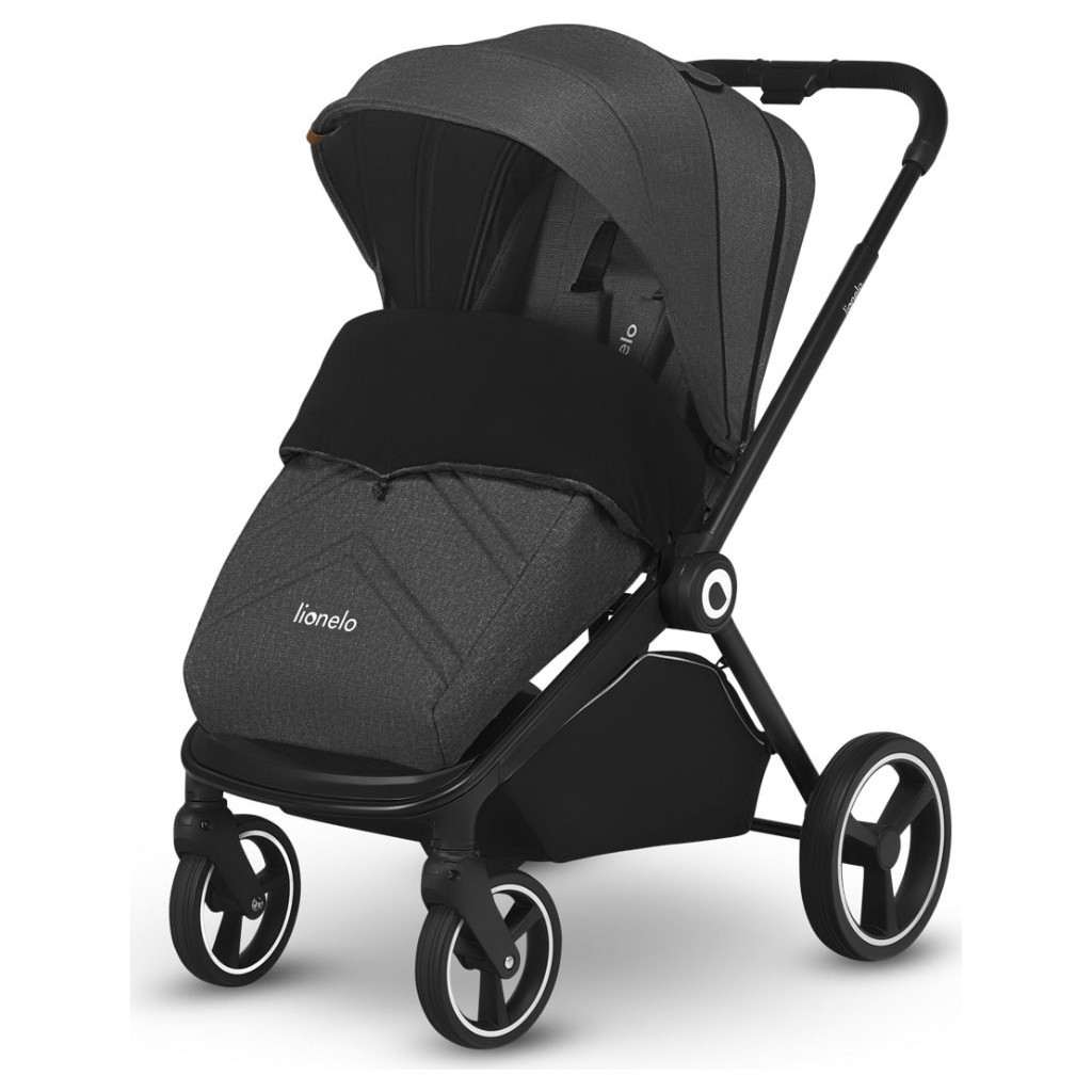 Коляска Lionelo 2 в 1 Mika Grey Graphite (LO-MIKA 2IN1 GREY GRAPHITE) - зображення 3
