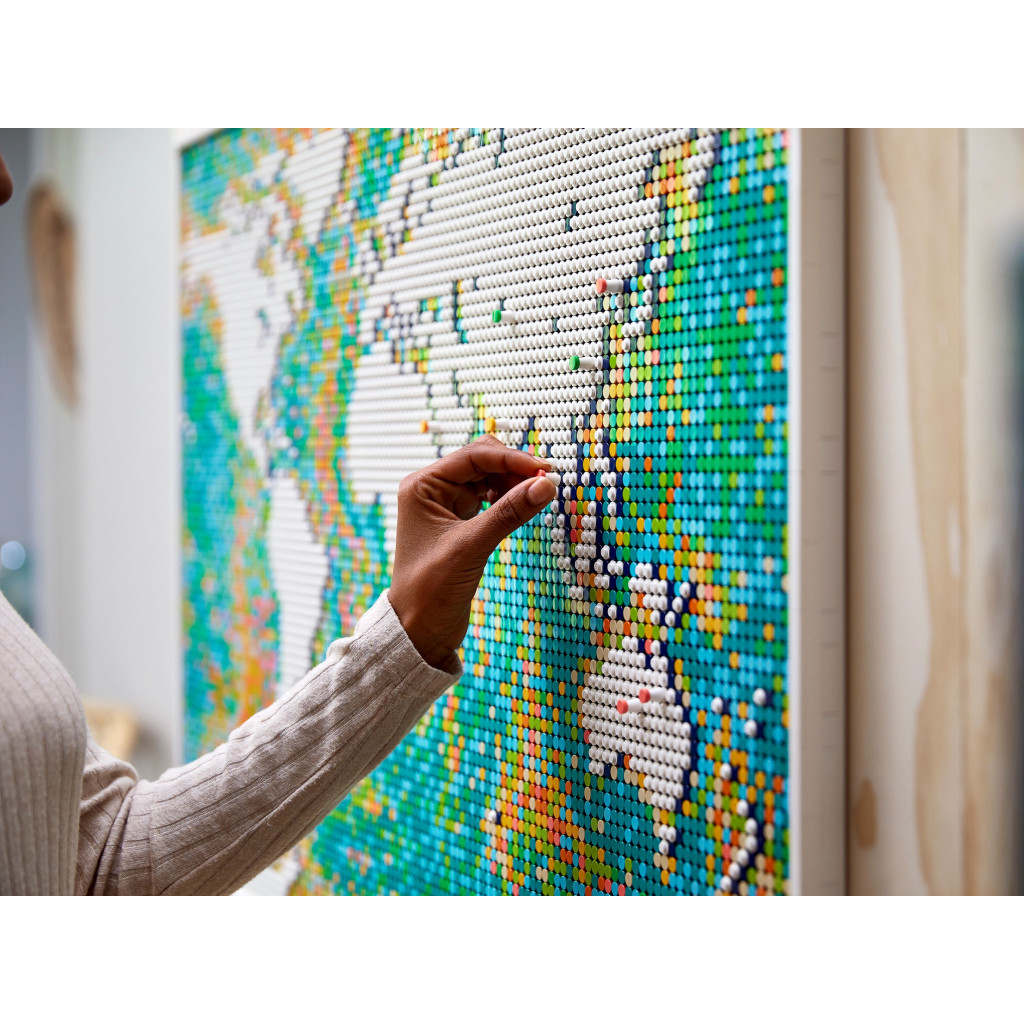 Конструктор LEGO Art Карта світу 11695 деталей (31203) - зображення 11