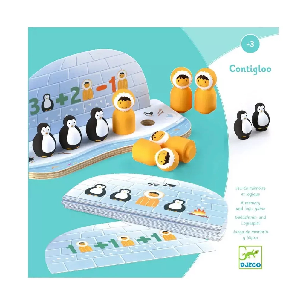 Настільна гра Djeco Рахуй з пінгвінами (DJ01612) - зображення 2