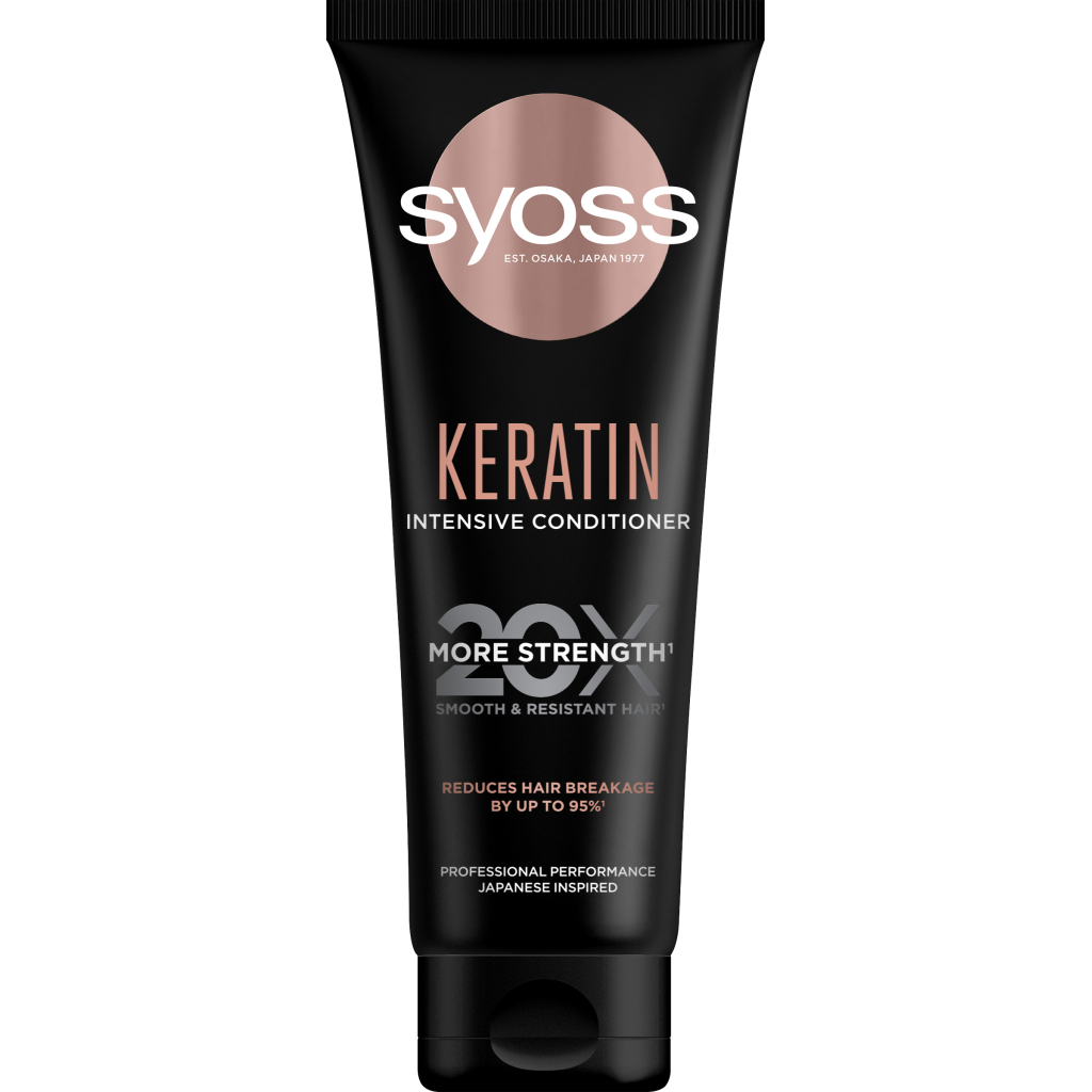 Кондиціонер для волосся Syoss Keratin Інтенсивний з екстрактом блакитного лотосу для ламкого волосся 250 мл (9000101665703) - изображение 1