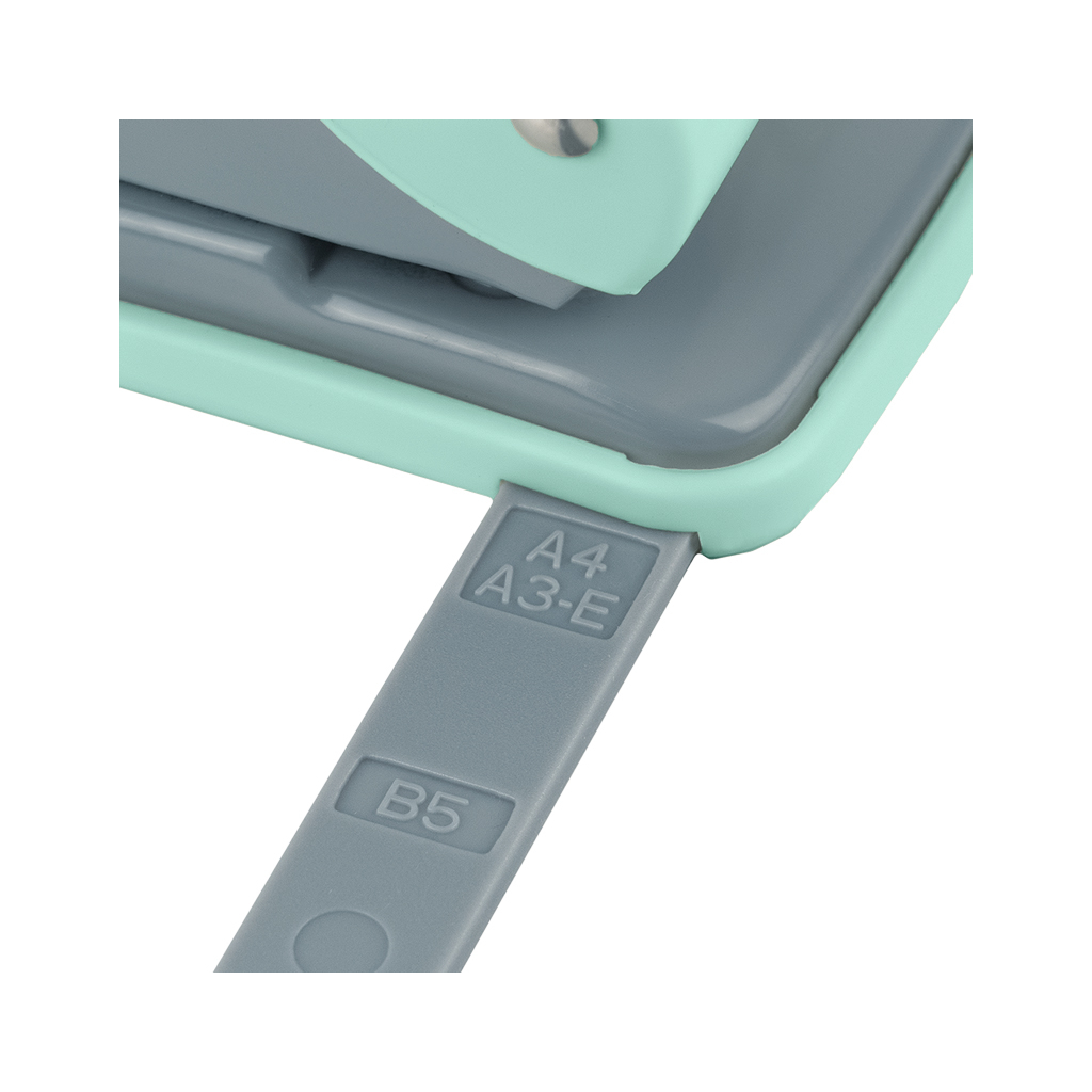Діркопробивач Axent Welle-2 з пластиковий верх, 20 арк,Pastelini, м'ятний (3820-18-A) - зображення 4