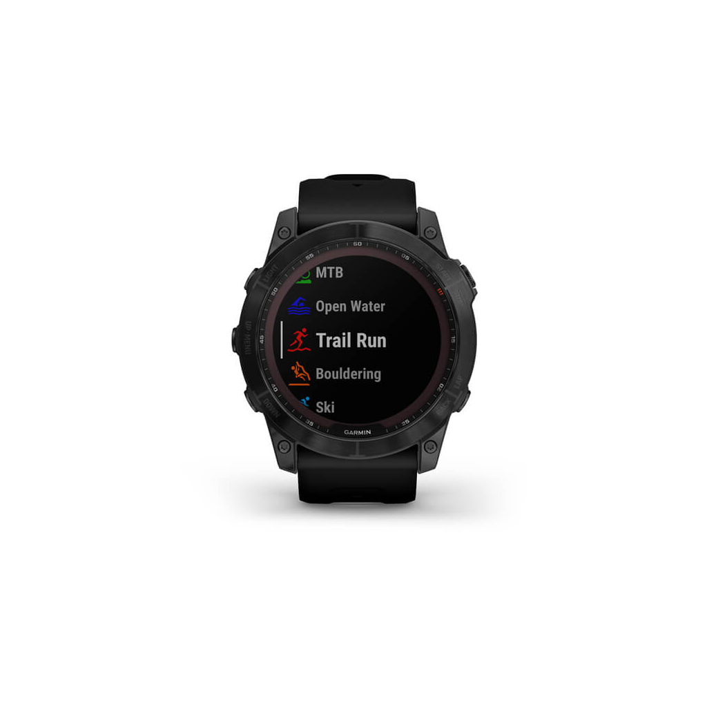 Смарт-годинник Garmin fenix 7X Sapph Sol Black DLC Ti w/ Black Band, GPS (010-02541-23) - зображення 7