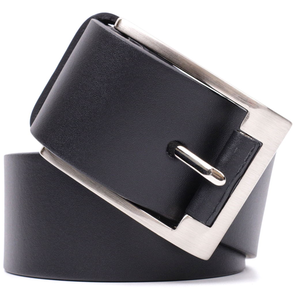 Ремінь Grande Pelle Під джинси з натуральної шкіри Чорний (11687) - зображення 7