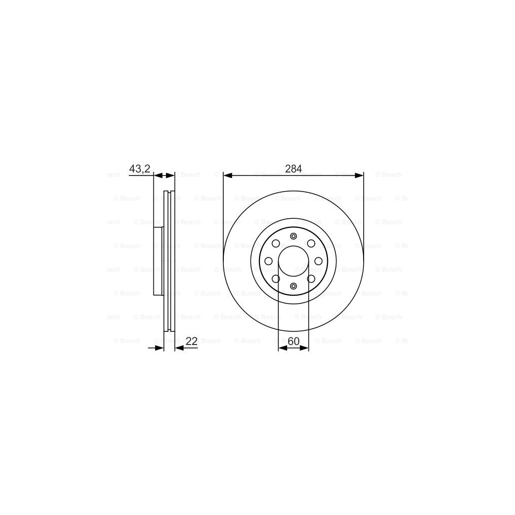 Гальмівний диск Bosch 0 986 479 S91 - зображення 5