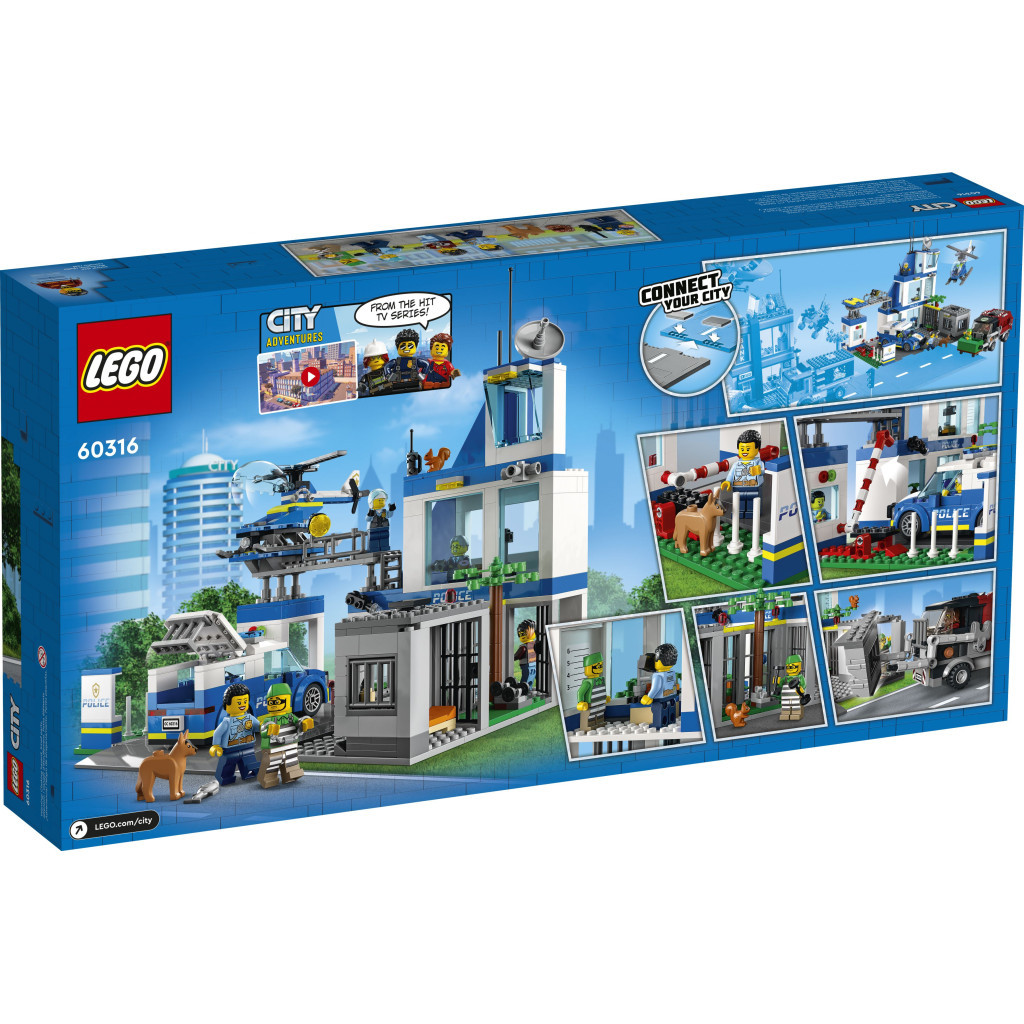 Конструктор LEGO City Поліцейська ділянка 668 деталей (60316) - зображення 8