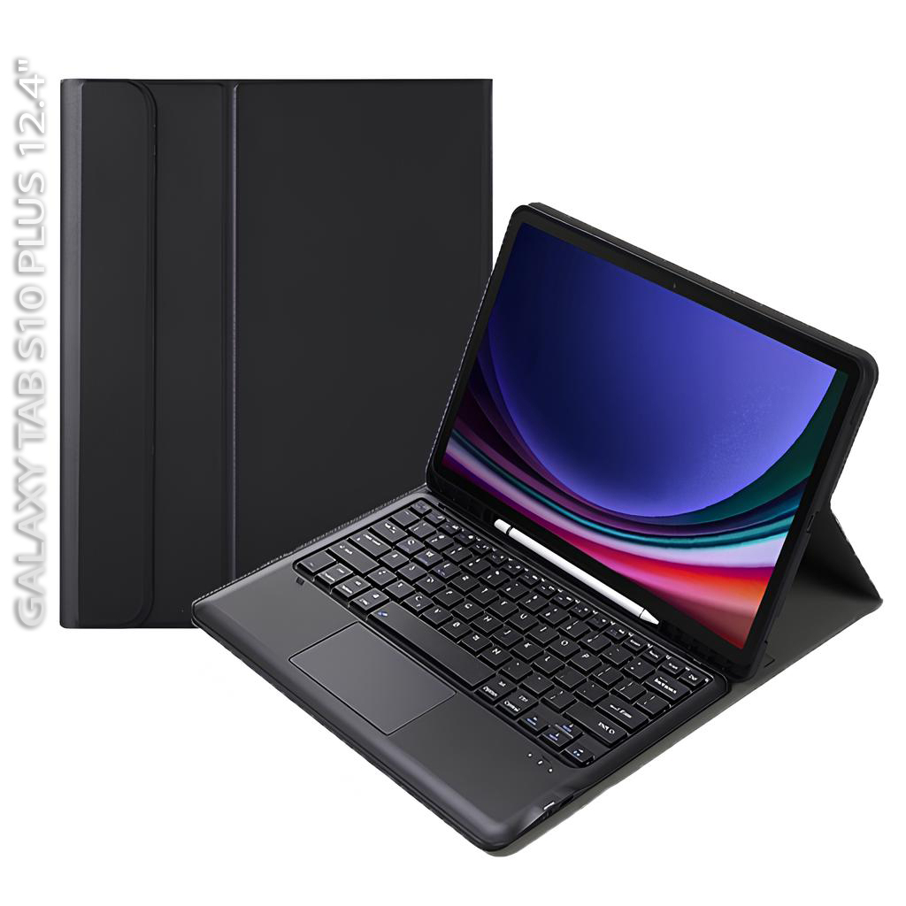 Чохол до планшета BeCover Keyboard+TouchPad Samsung Tab S10 Plus (SM-X820/SM-X826) 12.4" Black (712593) - зображення 1