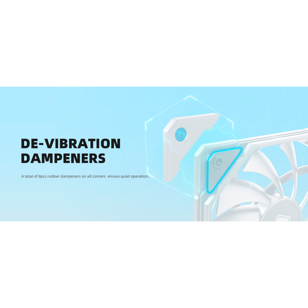 Кулер до корпусу ID-Cooling TF-12015-W - зображення 7