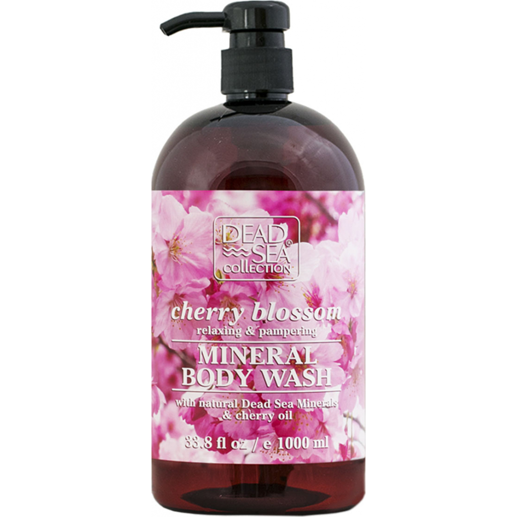 Гель для душу Dead Sea Collection з ароматом вишневих квітів 1000 мл (7290102259571) - зображення 1