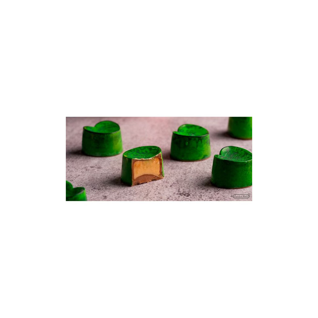 Форма для шоколаду Chocolate World серія "Chocolat Form" Серце від Arvind Prasad 28х29х18 мм, 3х7 шт (12169 CW) - изображение 2