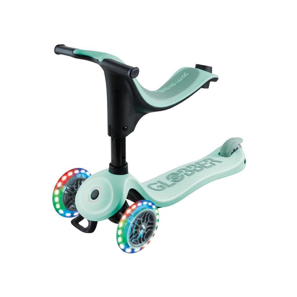 Самокат Globber Up Sporty 360 колеса з підсвіткою Мятно-фісташковий (456-706) - зображення 3