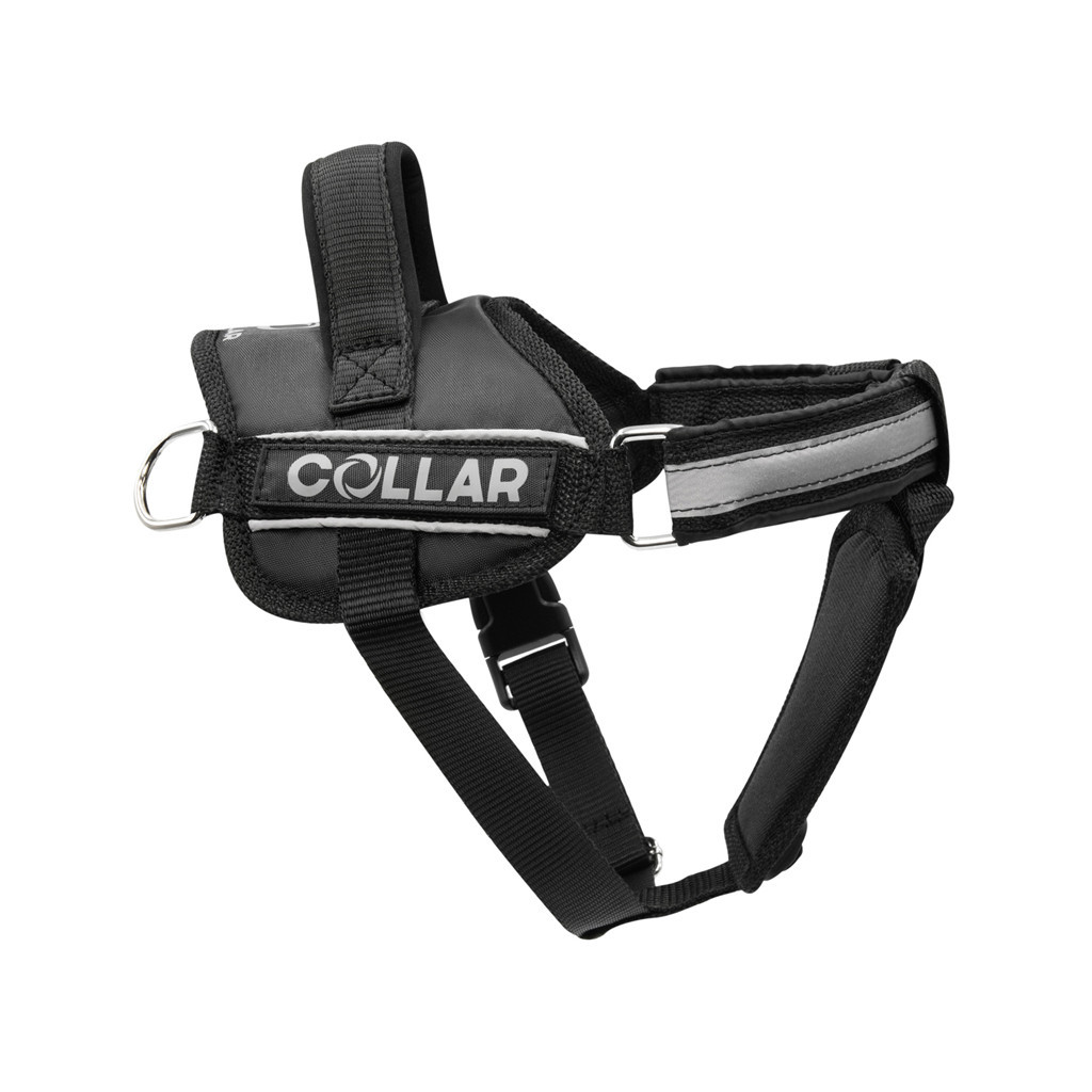 Шлея для собак Dog Extreme Police N1 35-45 см чорна (07041) - зображення 2