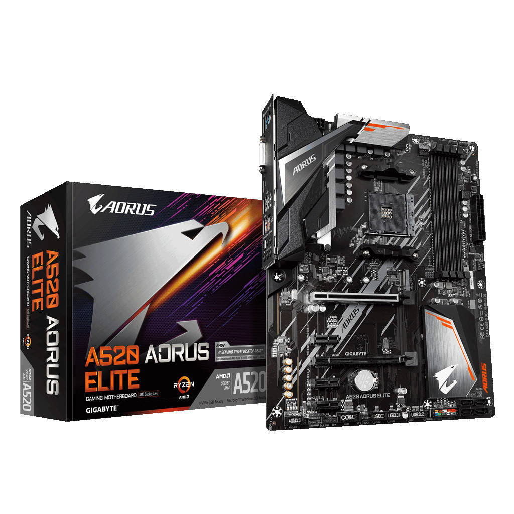Материнська плата GIGABYTE A520 AORUS ELITE - зображення 2