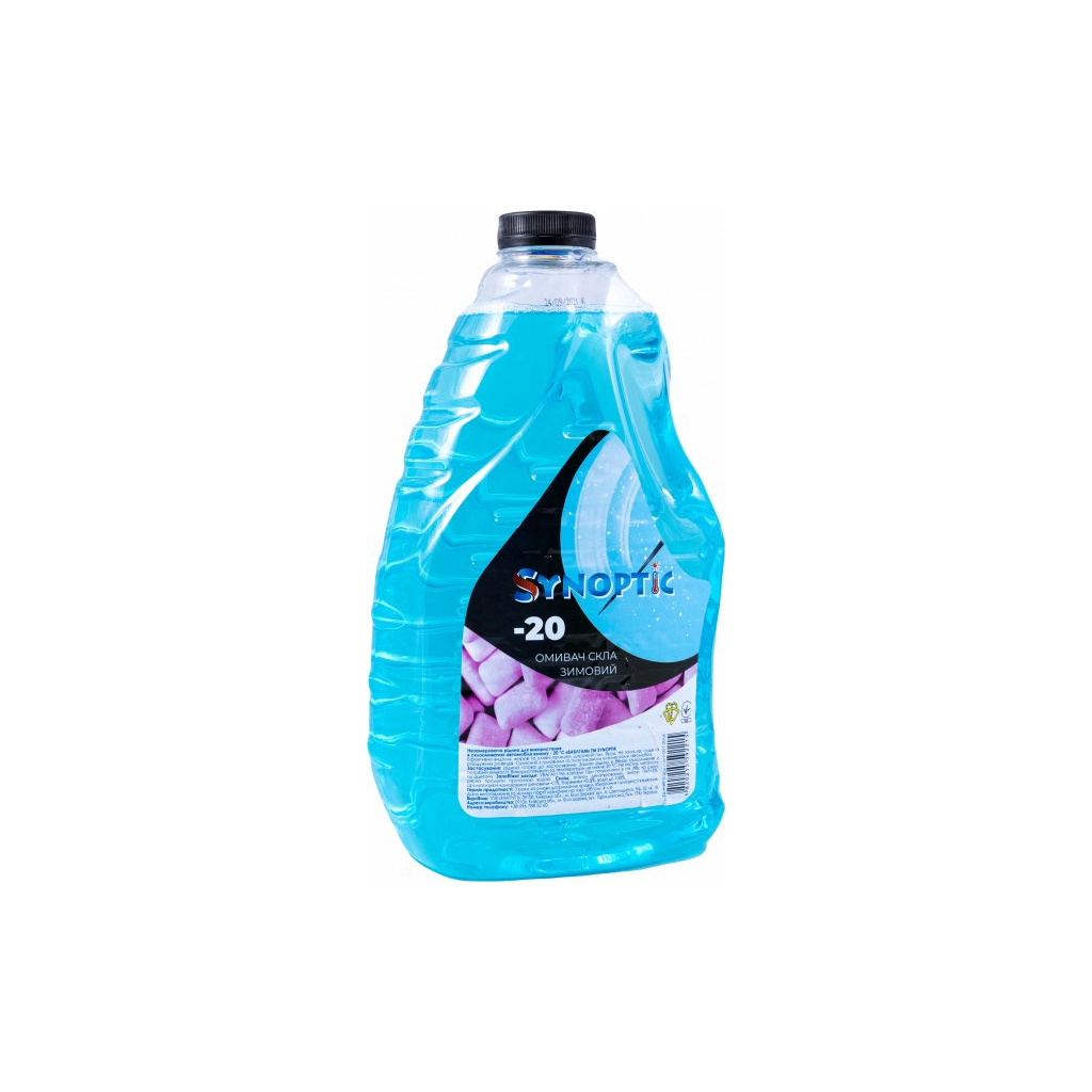 Омивач автомобільний Synoptic зимовий Bubble Gum (-20) 4л (4820215592215) - изображение 1