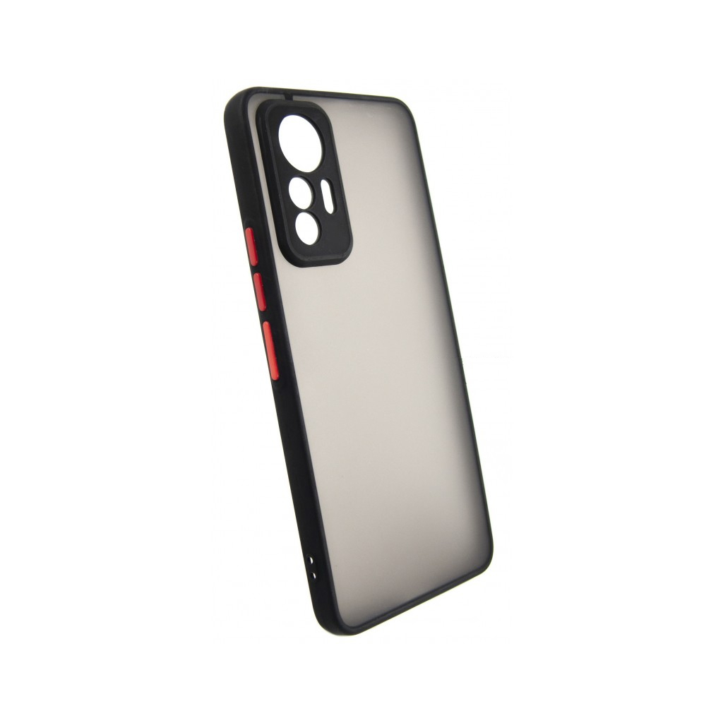 Чохол до мобільного телефона Dengos Matte Xiaomi 12 Lite (black) (DG-TPU-MATT-127) - зображення 2