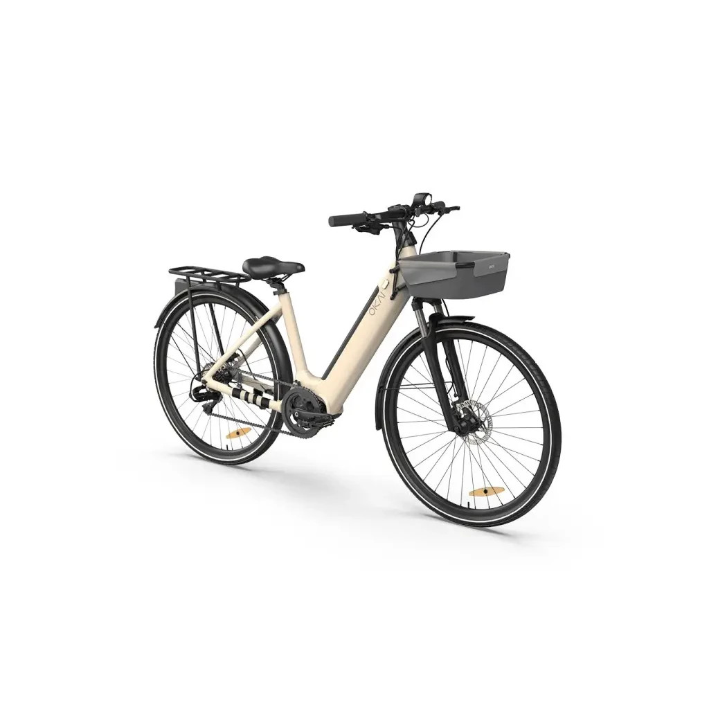 Електровелосипед OKAI EB10 28" 250 W 14,4 Ah Beige (4255577500026) - зображення 2
