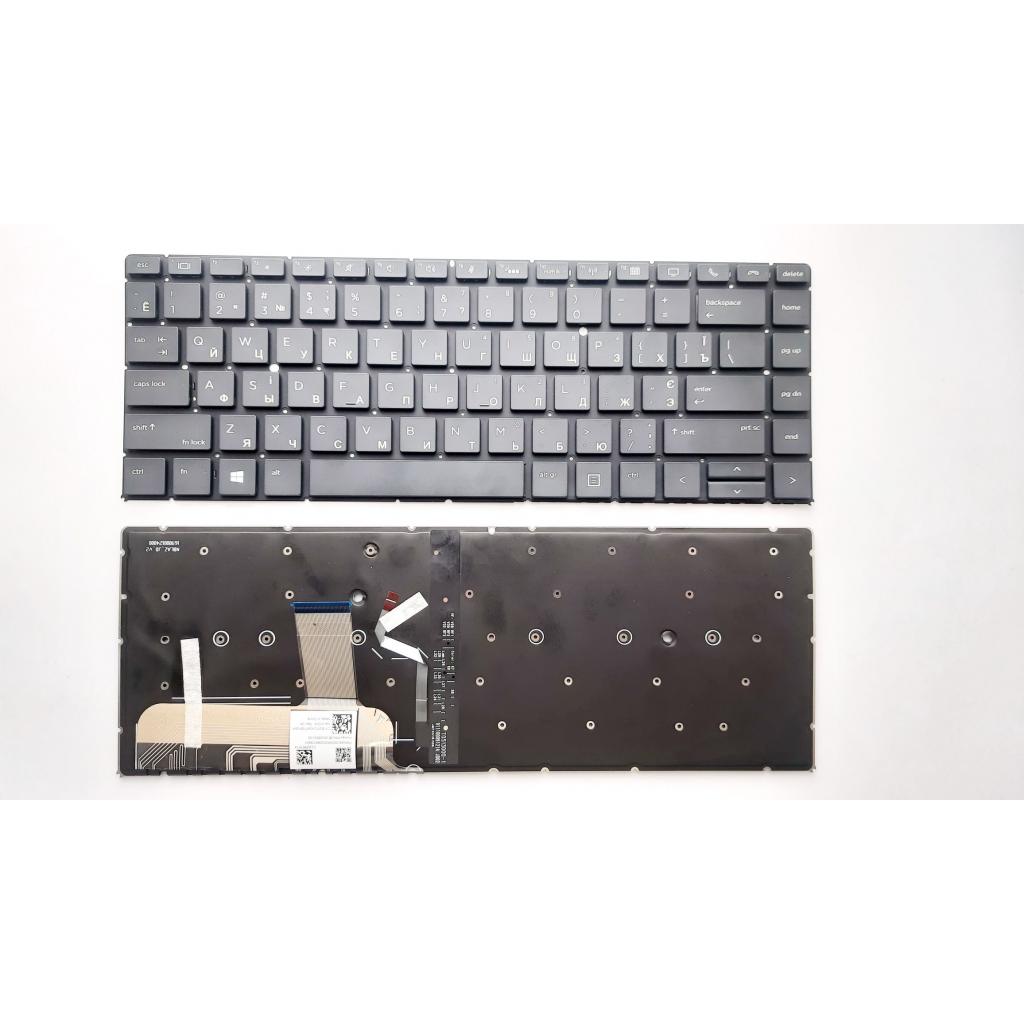 Клавіатура ноутбука HP EliteBook Folio 1000, 1040 G5 черная с подсв (A46157) - зображення 1