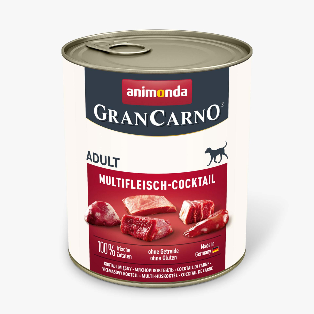 Консерви для собак Animonda GranCarno Adult Multi Meat Cocktail 800 г (4017721827393) - зображення 1