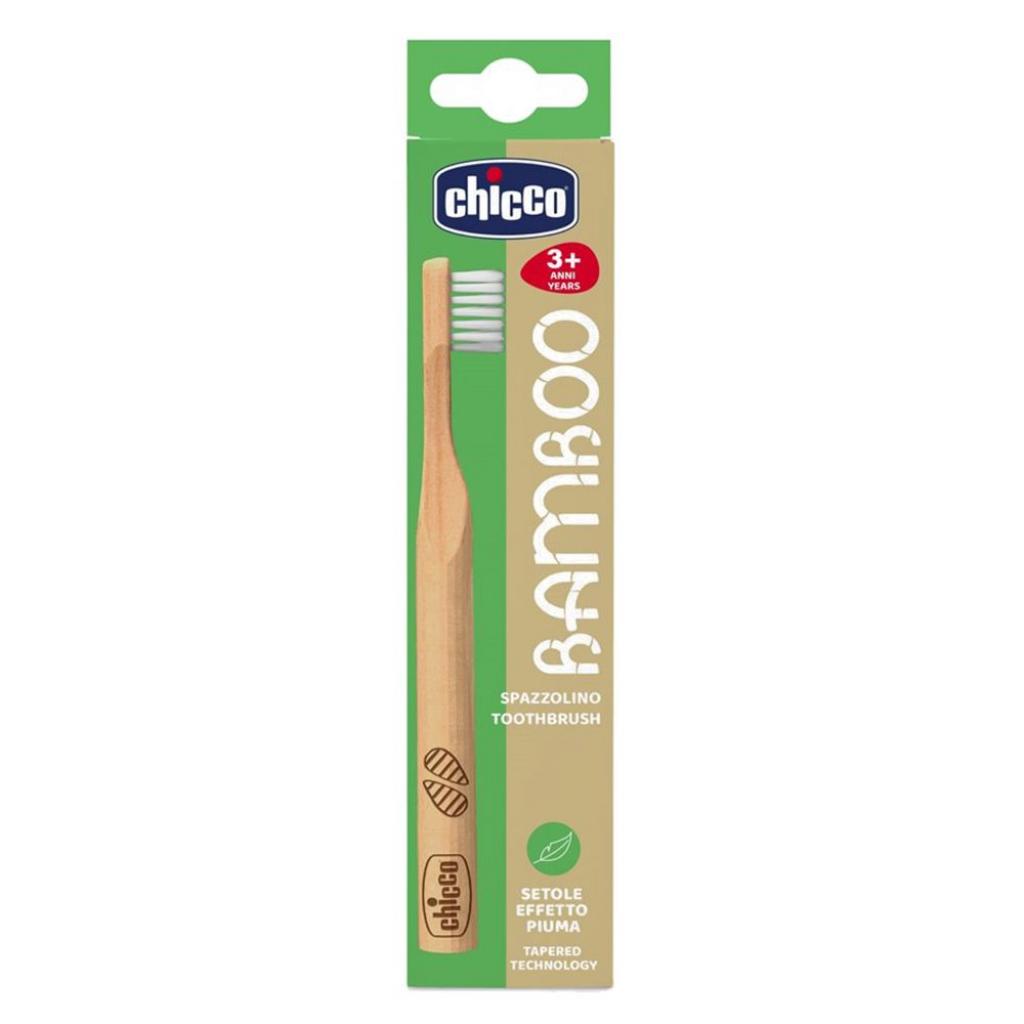 Дитяча зубна щітка Chicco бамбукова зелена (10623.00.10) - зображення 2