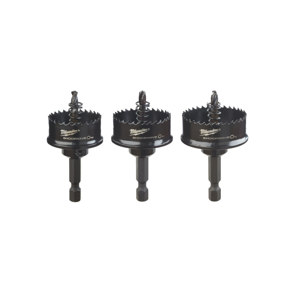 Коронка Milwaukee Shockwave 22/29/35мм 3шт (49224800) - зображення 1