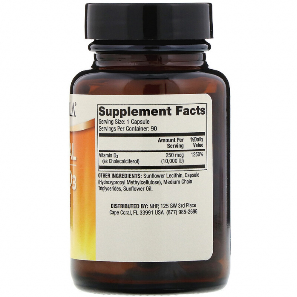 Вітамін Dr. Mercola Вітамін D3 Ліпосомальний, 10000 МО, Liposomal Vitamin D3, 90 (MCL-03201) - зображення 2