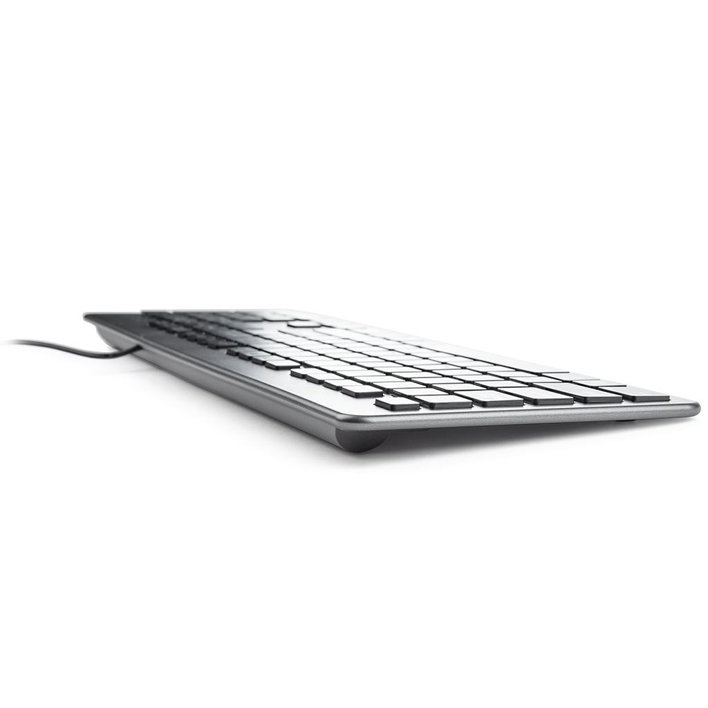 Клавіатура Vinga KB735 black-grey - зображення 5
