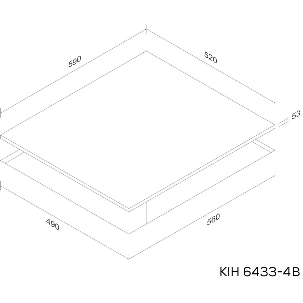 Варочна поверхня Kernau KIH 6433-4B - зображення 2