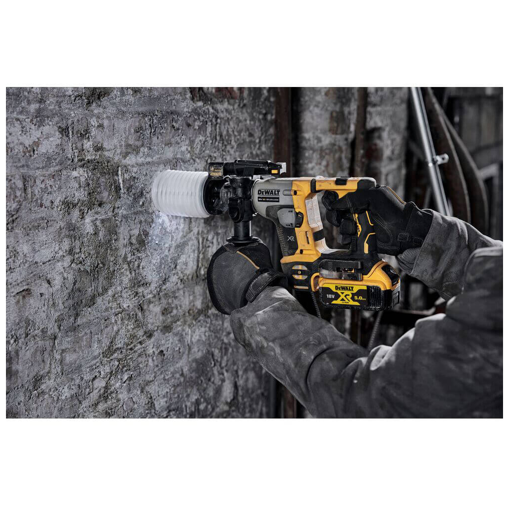 Перфоратор DeWALT безщітковий, SDS-Plus, 18 В, 3 Дж, 3 реж. (без АКБ та ЗП) (DCH172P2) - изображение 8