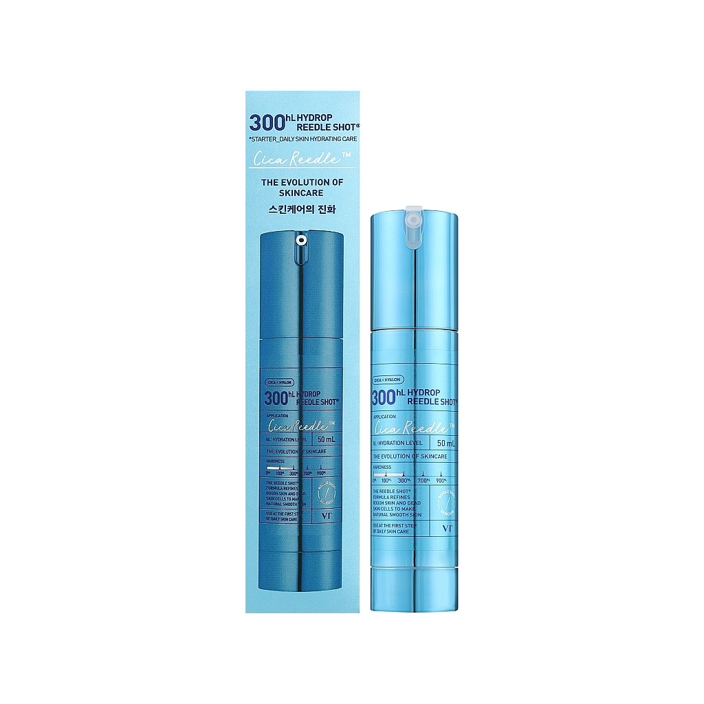 Сироватка для обличчя VT Cosmetics Hydrop Reedle Shot 300hL Глибоко зволожувальний бустер зі спікулами 50 мл (8803463007553) - зображення 2