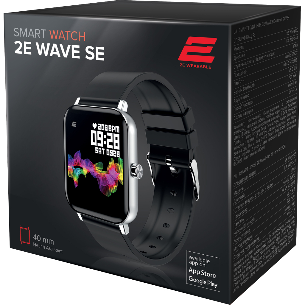 Смарт-годинник 2E Wave SE 40 mm Silver (2E-CWW10SL) - зображення 2