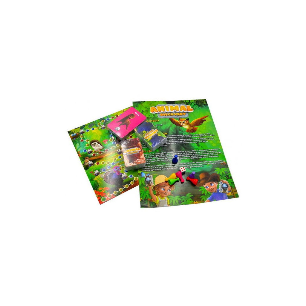 Настільна гра Danko Toys Animal Discovery, українська (G-AD-01-01U) - зображення 3