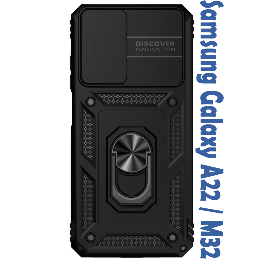 Чохол до мобільного телефона BeCover Military Samsung Galaxy A22 SM-A225 / M32 SM-M325 Black (706636) - зображення 1